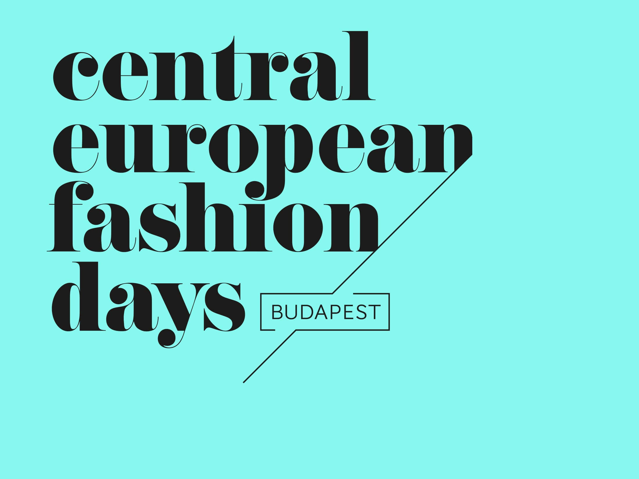 Central European Fashion Days Logotype w. Alíz Borsa